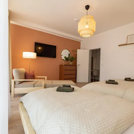 Apartment Modern Altstadt- Stilvolles Barrierefreies - Kostenloser Parkplatz Und Wlan
